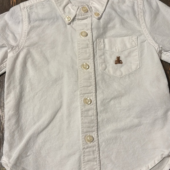 Baby GAP 18-24mo Tdlr White Button Down Shirt- Extremely Classy! Exclt Condition - Picture 4 of 8